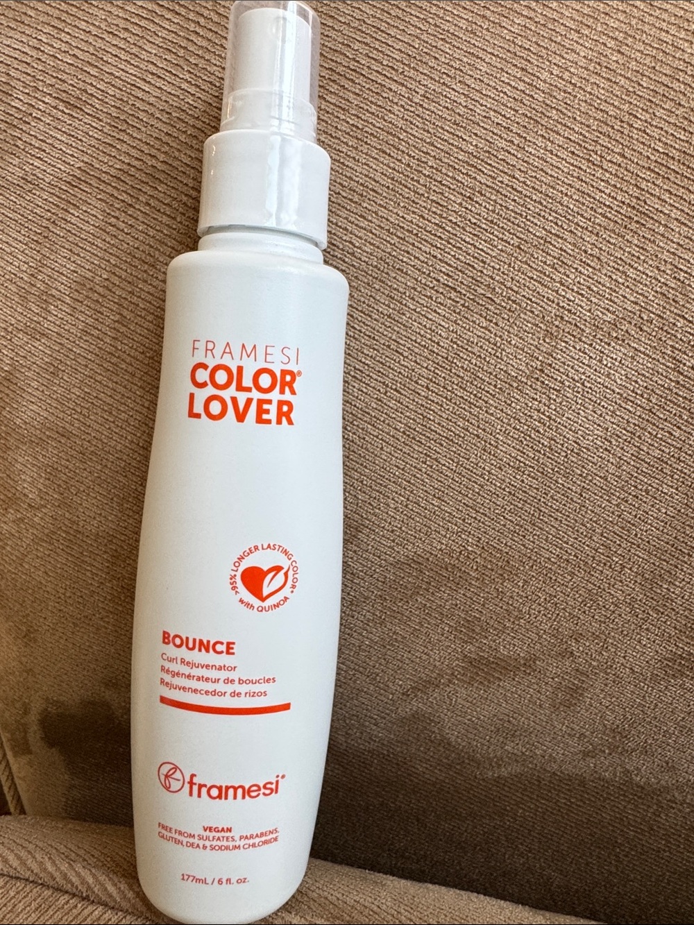 Frame Denim Color Lover Bounce Curl Rejuvenator Spray - White & Orange